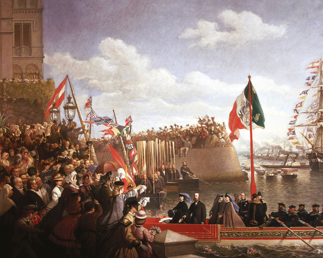 19th century --- The Departure of Maximilian I for Mexico --- Image by   The Art Archive Corbis