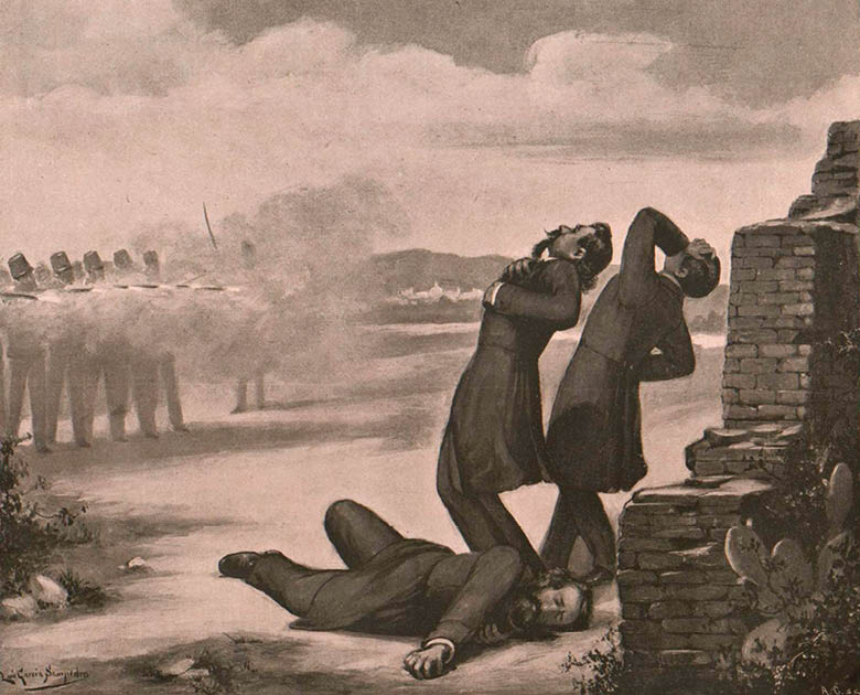 fusilamiento de maximiliano miramon y mejia