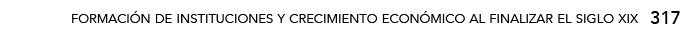 317,formación de instituciones y crecimiento económico al finalizar el siglo xi