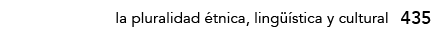 435,la pluralidad étnica, lingüística y cultura