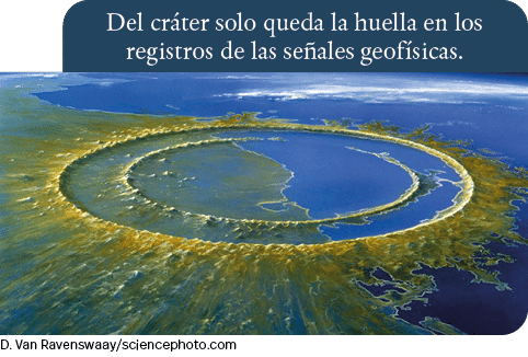 D  Van Ravenswaay sciencephoto com,Del cráter solo queda la huella en los registros de las señales geofísicas