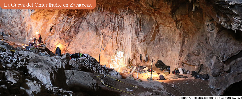 Ciprian Ardelean Secretaría de Cultura inah mx,La Cueva del Chiquihuite en Zacatecas