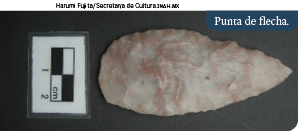 Harumi Fujita Secretaría de Cultura inah mx,Punta de flecha