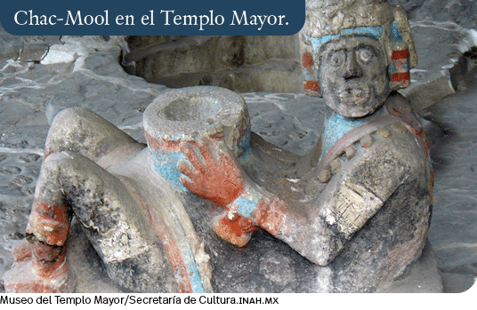 Museo del Templo Mayor Secretaría de Cultura inah mx,Chac-Mool en el Templo Mayor