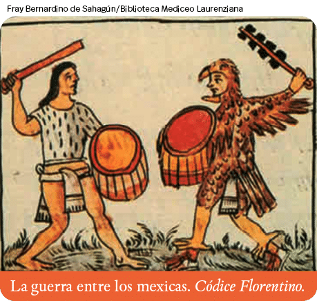Fray Bernardino de Sahagún Biblioteca Mediceo Laurenziana,La guerra entre los mexicas  Códice Florentino