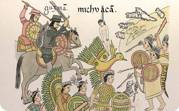 los tlaxcaltecas, aliados de los españoles, fueron pieza clave de la expedición de hernán cortés a Pánuco y registraron esos acontecimientos en el célebre lienzo de tlaxcala, cuyas láminas 49, 50 y 51 refieren las batallas entre conquistadores e indígenas de metztitlán, Pánuco y Ayotochtitlán, respectivamente  lienzo de tlaxcala, PuBlicAdo Por AlFredo chAVero, mÉXico, imPrentA litográFicA del timBre, 1892