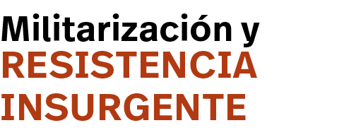 resistencia insurgente,Militarización 