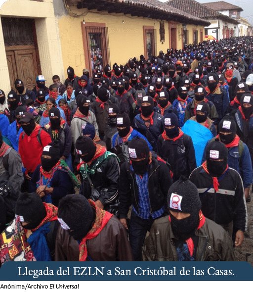 Anónima Archivo El Universal,Llegada del ezln a San Cristóbal de las Casas